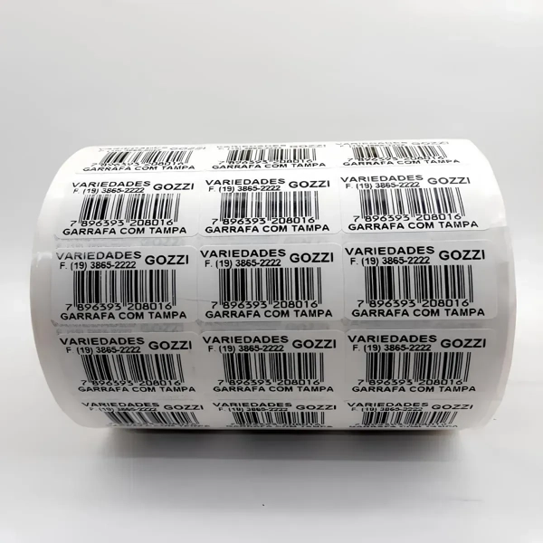 Página de produto: Etiquetas Adesivas para Código de Barras